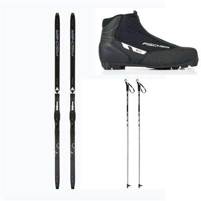 Skis de fond Fischer APOLLO EF CROWN + fixations + chaussures + bâtons